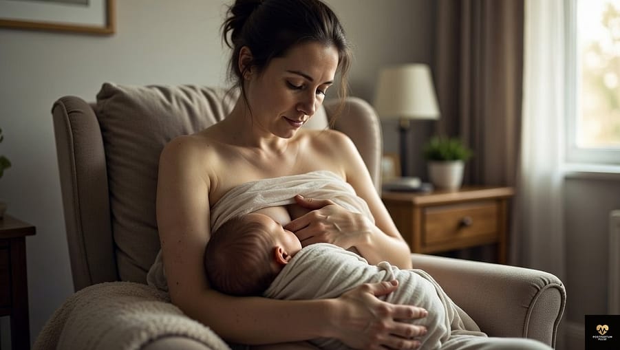 Postpartum breast engorgement